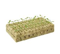Generico Rock Wool Cubes, 100 Pack Reusable Agricultural, Growing Plugs Hydroponic Planting Cubes for Seed Starting Germination Cloning Rooting, Tower Garden Grow Media for Indoor Outdoor Plants Use