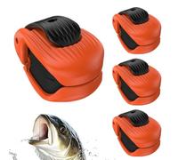 Generico Rod Clips for Fishing Poles 4 Pieces Non-Slip Adjustable Rack