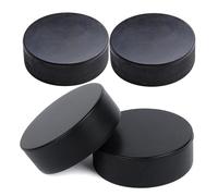 Generico Roller Hockey Puck | 3In Training Hockey Pucks Official Regulation PU Durable Elastic Practice Equipment | Indoor Sport Supplies Women Men