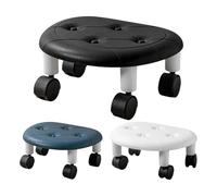 Generico Roller Stool Portable Ergonomic Rotating Low Roller Seat Rolling