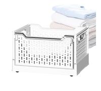 Generico Rolling Storage Bin For Pantry | Folding File Folder Organizer