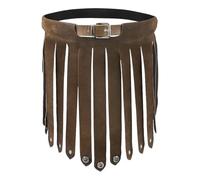 Generico Roman Gladiator Skirt - Adjustable Waist Belt, Large Size for Easy Wear Polyester Material for Mens And Womens Role Play Outfit with Classic Tassel Design Ideal for Theater Cosplay
