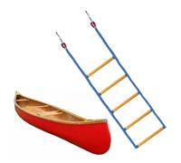Generico Rope Ladder for Boat - 5 Step Climbing Rope Laddier with Strong Hooks | Marine Boarding Ladder Extension for Inflatable Boats, Kayaks, Canoes, Motorboats | Lightweight Boat Access Laddeir