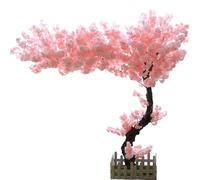 Generico Rosa,200 * 200CM, Simulazione Albero di Ciliegio in Fiore Interno Ed Esterno Albergo Albero dei Desideri Nozze Showroom Decorare Albero del Paesaggio