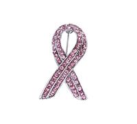 Generico Rosa Cristallo Strass Consapevolezza Del Cancro Al Seno Pin Nastro Spilla