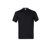 Generico Rossini HH114 T-Shirt Kos Manica Corta Cotone Trattamento Soft Touch Rinforzo Parte Posteriore Fascia parasudore Interna (IT, Testo, M, Regular, Regular, Nero)