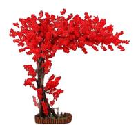 Generico Rosso,250 * 250cm, Simulazione Albero di Ciliegio in Fiore Pianta Esprimere Un Desiderio Soggiorno Interno Ed Esterno Centro Commerciale Nozze Decorare Albergo Palcoscenico Decorazione