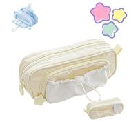 Generico Rosy Posy Pencil Case 2025 New RosyPosy Kawaii Pencil Case Big Capacity Cute Aesthetic Pouch Holder Drawstring Pen Case (Yellow)