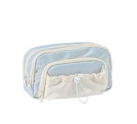 Generico Rosy Posy Pencil Case, Kawaii Pencil Cases, Cute Aesthetic Waterproof Drawstring Pen Pouch, Pencil Case with Rosy Posy Pens, High Capacity Stationery Storage Bag Student (Pencil case-A)