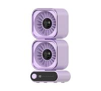 Genérico Rotating Fan,100 Speeds Adjustable Auto Oscillating Digital Display,Noiseless Rechargeable Desktop Fan | for Bedroom Living Room Apartment Dorm School Office Hotel