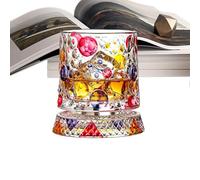 Generico Rotating Whiskey Glass - Crystal Drinking Cup | 360° Soccer Design
