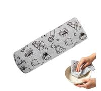 Generico Rotoli di Panni da Cucina Strappabili | Stracci per Lavaggio e Strofinacci Domestici,strappabile in microfibra da pulizie - Per Dettaglio Auto, Casa, Negozio, Garage e Schermi in