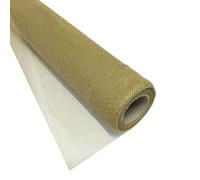 Generico Rotolo Bobina Tulle Flash Colore Oro 48 cm x 8 Metri