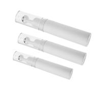 Generico Rotolo Da 3 Pezzi Set Crema Per Gli Occhi Dosatore Di Sciroppo Diffusore D'olio Tazza Bottiglia Per Bere Bottiglia D'olio Bomboletta Spray Flaconi Di Shampoo Vuoti Come Bianca