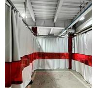 Generico Rotolo di telone per Saldatura, ignifugo, Impermeabile, Resistente al Fuoco e all'Usura, con Rivestimento in Silicone, per Proteggere Attrezzature. Tenda per sa