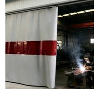 Generico Rotolo di telone per Saldatura, ignifugo, Impermeabile, Resistente al Fuoco e all'Usura, con Rivestimento in Silicone, per la Copertura di Attrezzature, Tenda i