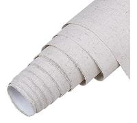 Generico Rotolo Tela da Pittura da Dipingere,Cotone Blank Canvas Professionale per Colori Ad Olio Acrilico Strato Tela Impermeabile Accessori per Casa Biancheria d'Arte(Width 28cm 5M)