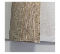 Generico Rotolo Tela da Pittura da Dipingere,Cotone Canvas Bianco Primer Misto Lino,utilizzato per Tela Pittura Ad Olio Livello Alta qualità,Tela Impermeabile Forniture(40X40cmX10 Sheets)