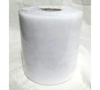 Generico Rotolo Tulle H 12,5 CM X 100 MT, Bianco, Bobina