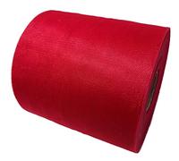 generico Rotolo Tulle H 12,5 CM X 100 MT, Rosso, Bobina