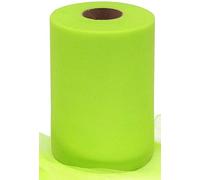 generico Rotolo Tulle Verde, 75 cm x 10 MT, Tessuto in Tulle per Decorazioni Casa e Feste