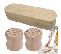 Generico Round Paperweights, Wooden Sewing Kits, Adorable Compact Fabric Cutting Accessories, Cloth Holding Tools for Dressmaking, Crafting, Drawing, Writing Sample Stabilization