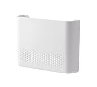 Generico Router Shelf, WiFi Organizer Box, Wall Mounted No Punching Design Sleek Finish Ventilated Base Storage Rack For Living Room Bedroom Study Dorm Apartment