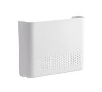 Genérico Router Storage Box - Router Cabinet - Wall-Mounted Routers Organizer Rack - No Punching Design WiFi Storage Rack - Space-Saving Shelf for Living Room, Bedroom, Study, Dorm, Apartment & Home