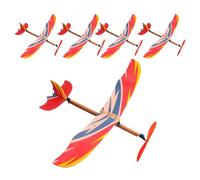 Generico Rubber Band Powered Glider - Rubber Band Airplane | Kids Flying Glider Toy | 5PCS Sturdy Hand-Thrown Airplane | Model Airplanes Toys For Throwing Fun, Outdoor Garden Play