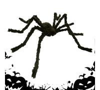 Generico Rubber Spider - Scary Spider Decorations for Halloween, Fake Spiders,Spiider Web Decoration Set for Halloween Decorations Outdoor Yard Decor