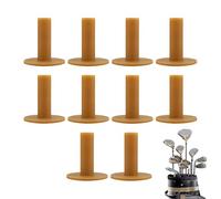 Generico Rubber Tees - Portable Reusable Soft Golf Ball Tees 10pcs | Golf Tee Set with Free Ball Marker | Course Practice Training Game Hitting Mat Holder Accessories Practice Tool Hitting