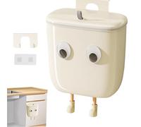 Genérico Rubbish Basket With Eyes And Legs Decoration | Wall Mounted Trasha Can | Trash Bin Lid For Bedroom Disposal Under Sink Wall | Cute Trash Bins Waste Baskets With Charming