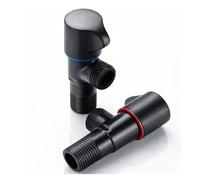 Generico Rubinetto Miscelatore Acqua Calda e Fredda, valvola angolare for Bagno, Rubinetto for Cucina, Rubinetto di riempimento, Accessori Standard G1/2, Acciaio 304(Cold And Hot)