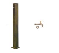 Generico Rubinetto per Colonna d'Acqua da Esterno in Acciaio Inossidabile 304 Indipendente - Rubinetto Verticale per Giardini, Cortili e parchi - Fontana cilindrica Resistente per l'architettura del