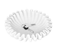 Genérico Ruffle Bowl Decoration,Decorative Fruit Bowl - 15 x 15 x 5 cm Resina Decoration Kitchen Decor Simulation Antique BowlFor Home Decor Housewarming Gift