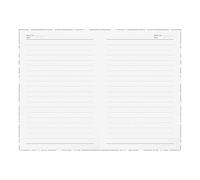Generico Ruled Notebook - A5 No Bleed Paper Journal Premium Writing Pad | Smooth Ink Resistant Pages Cover Design for Teacher, Home, School, Office, Travel, Business Trip or Work Planning