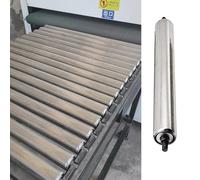 Generico Rulli trasportatori espandibili per posti di Blocco di Sicurezza - Tubo di Ricambio per trasportatore a gravità da 1 1/2" di Diametro, Supporta Fino a 132 libbre, Lunghezza 800 mm (31,5")