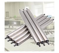 Generico Rullo per Nastro trasportatore Durevole - Confezione da 3/7, Rullo Non motorizzato da 2" e 2,4" di Diametro per Magazzini agricoli e Lavorazione del Legno (7 Pezzi, Diametro 60 mm/2,4 pollic