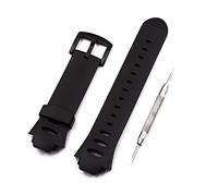 Generico Run Ken Guarda Gli Accessori compatibili con Il Cinghia Observe Suunto X6hrm. Strap Osservare Il Cinturino dell'orologio Srsttt. Cinturino in caucciù(Black Buckle)