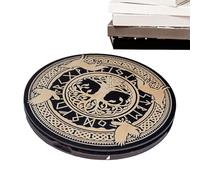 Generico Runes Beginners, Ritual Divination Set, 8.66x0.51in Wooden Meditation Tools, Magnetic Storage Box, Compact Travel Friendly Design for Altar Decoration, Ornaments, Men, Women, Spiritual Use