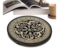 Generico Runes Beginners, Ritual Wooden Runes Set, Portable Meditation Tools with Magnetic Storage Box, Divination Altar Accessories for Men Women, Spiritual Decoration Ornament Use, 22x1.3cm