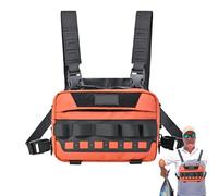 Generico Running Chest Pack, Outdoor Chest Bag,8.66x5.51x3.54 Inches Hiking Carrier with Adjustable Straps, Versatile Tackle Storage for Jogging, Camping, Cycling and Workout Activities