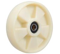 Generico Ruota Girevole per Transpallet in Nylon 200x50 Mm con Cuscinetti a Sfera, Resistente al Carico Pesante, per Magazzini e Centri Logistici