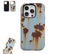 Generico Rusty Phone Case, Vintage Rust Look Phone Case Compatible for iPhone 16/15/14/13/12/11 Pro Max, Slim Durable Shockproof (14plus,Magnetic Matte)