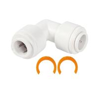Generico RV Water Pipe Connectors, 1/2 inch Quick-Connect Hot Cold Water Fittings, 12mm Male Threaded Elbows Tees Straight-Insertion, for RV Camper Van Marine Plumbing System, Set of Multiple Pieces