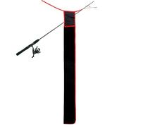 Genérico S per canne da , protezione in tessuto vellutato, rinforzata per canna da , per in serbatoio, fiume, lago, nave, copertura, esche, attrezzature