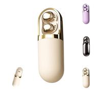 Generico S13 Bluetooth Headphones, S13 Vibration Massage Bluetooth Headphons, Vibration Massage Bluetooths Headphone, Bluetooths 6.0 Wireless Sleep Earbuds (Beige)