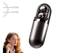 Generico S13 Vibration Massage Bluetooth Headphones, Bluetooth 6.0 Wireless Sleep Earbuds for Side Sleepers, Waterproof Vibration Case, Ideal for Leisure Sleep (Black)