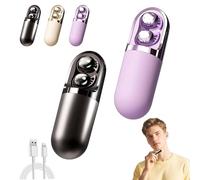 Generico S13 Vibration Massage Bluetooth Headphones, Bluetooth 6.0 Wireless Sleep Earbuds, Invisible Ear Plugs for Side Sleepers, Provide Relaxation and Massage for Sleeping (Black+Purple)