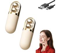 Generico S13 Vibration Massage Bluetooth Headphones, Bluetooth 6.0 Wireless Sleep Earbuds, Invisible Ear Plugs, Relieves Stress for Sleeping on The Side, for Sleeping, Working Travel (2PCS-C)